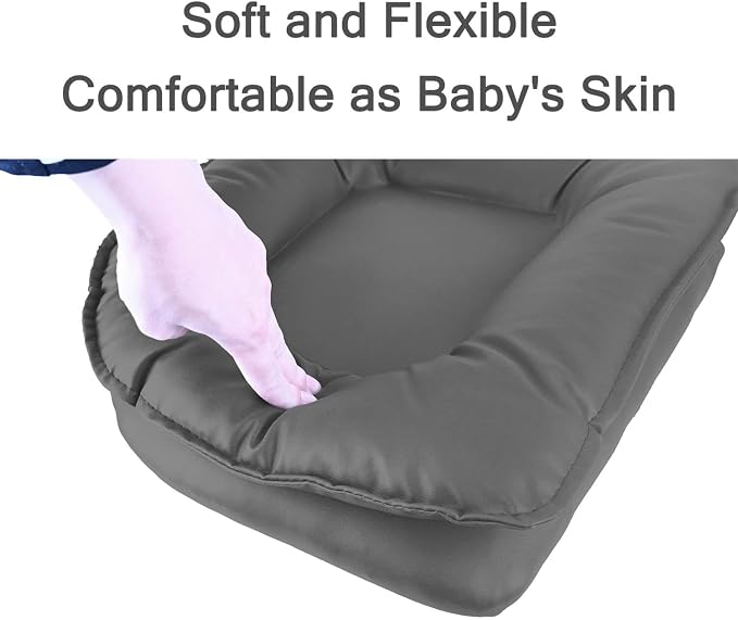 Rolling Stool Wide Seat with Back Rolling Chair 4 Wheels with Brakes - Image 4