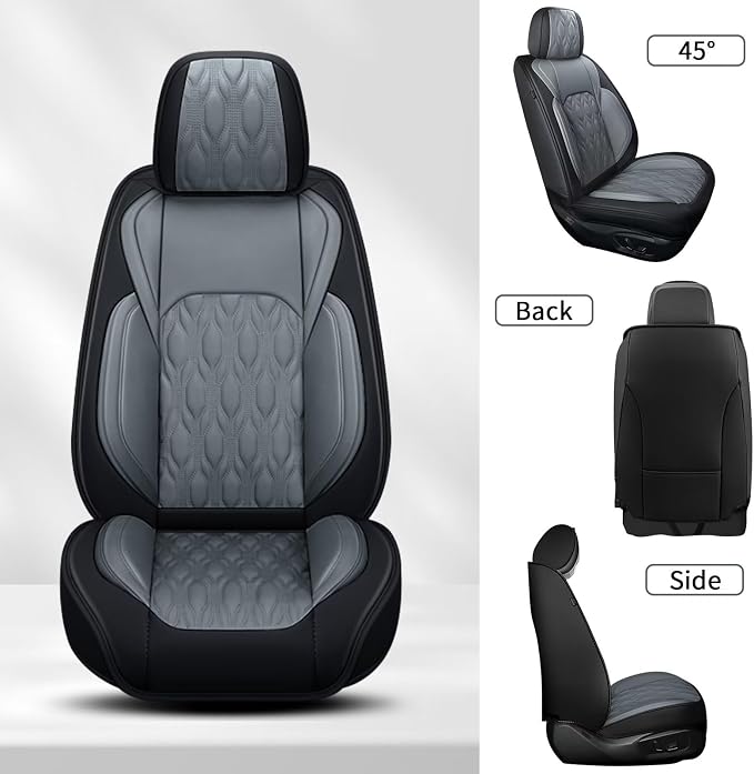 Seat Covers 2 Front Seats Fit for Toyota Camry 2012-2025 Leather Car Seat - Image 7