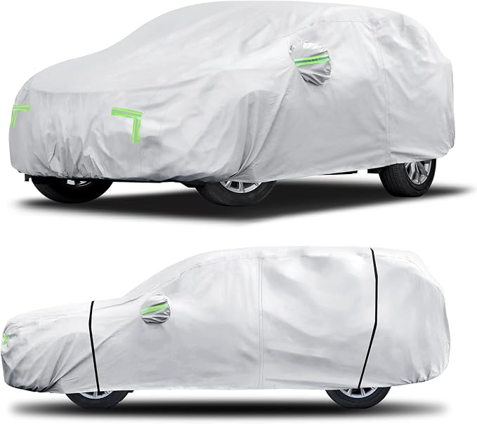 Car Cover Custom Fit for Honda CRV 1997-2025, Toyota RAV4 1996-2025, 6 Layers by Qualencey