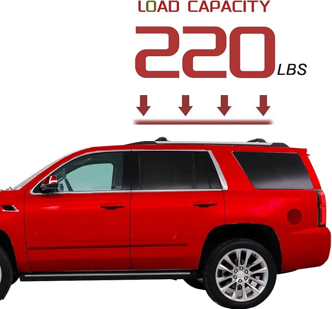 KINGGERI 220lbs Roof Rack Cross Bars Compatible - Image 4