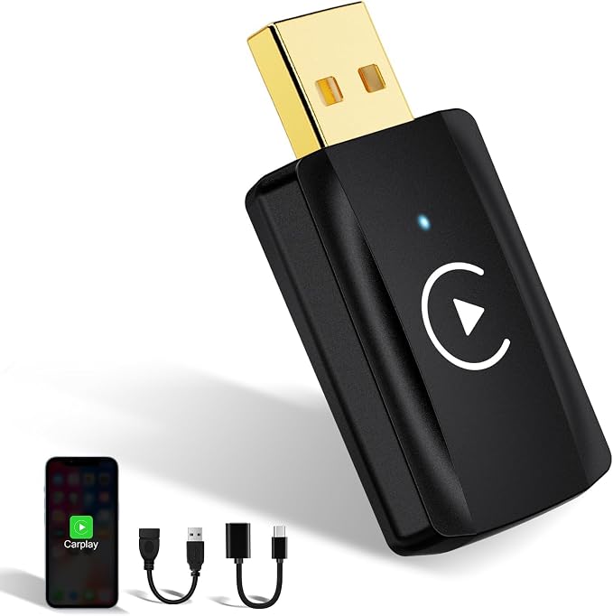 Wireless Carplay Adapter Small Car Play Dongle Mini CarPlay Wireless Adapter by MSXTTLYglobal