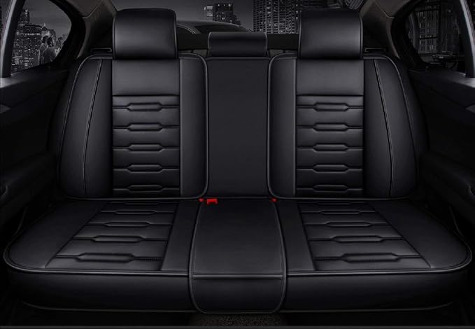 Seat Covers Full Set, Waterproof Leather Seat Covers - Image 3