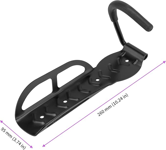 JEUIHAU 6 Pack Bike Rack Garage Wall Mount, Vertical Bike Hooks, Heavy Duty - Image 2