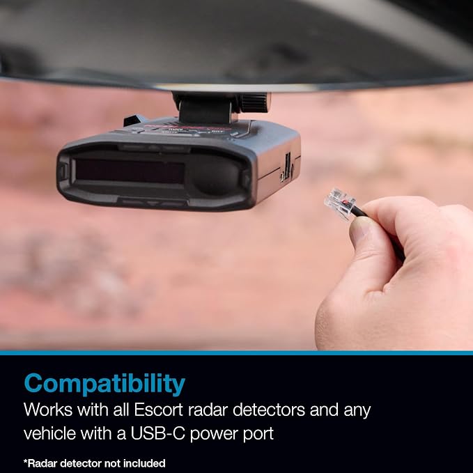Escort USB-C to RJ11 Power Cord Radar Detectors Including MAX 360, MAX 360c - Image 7