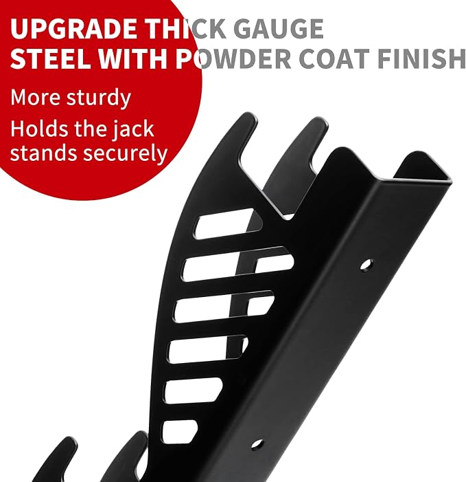 Jack Stand Wall Mount Organizer: Jack Stands Holder Storage Rack Mount - Image 4