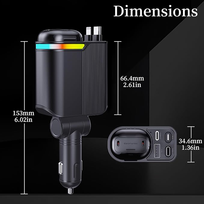MLVOC 120W Fast Charging Car Charger - Image 9