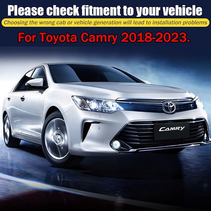 Rain Guards for Camry 2018-2023, Tape-on Side Window Deflectors for Camry - Image 6
