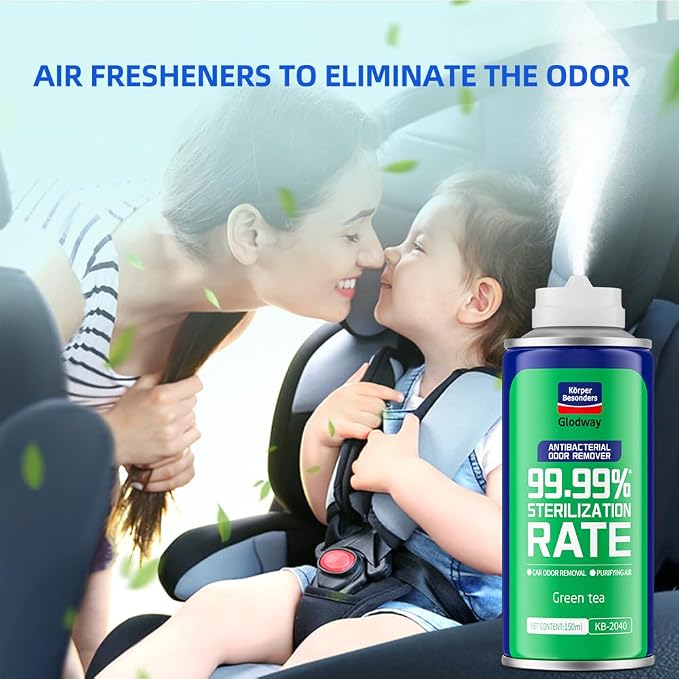 Glodway Whole Car Air Refresher, Odor Eliminator Remover Spray - Image 2