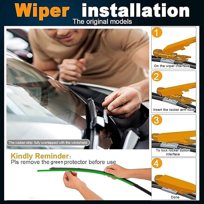AUTOBOO 28"+28" Windshield Wipers - Image 6