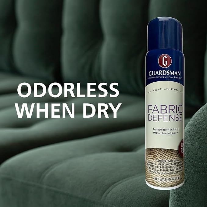 Guardsman Fabric Defense & Upholstery Water Repellent Spray, Protector & Stain - Image 4