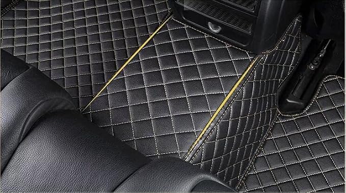 Custom All-Weather Protection Leather Car Floor Mats - Image 7