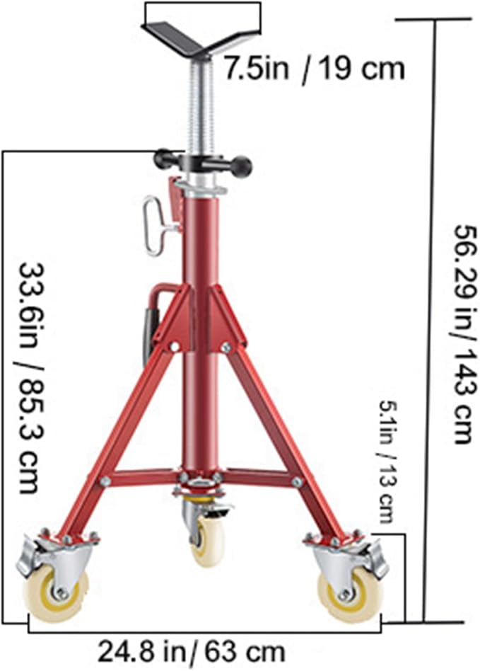VEVOR Pipe Stand, Pipe Jack Stands - Image 9