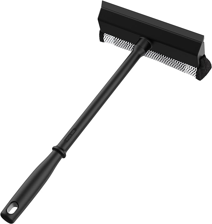 MR.SIGA Professional 2-in-1 Car Window Squeegee and Sponge Scrubber by MRSIGA