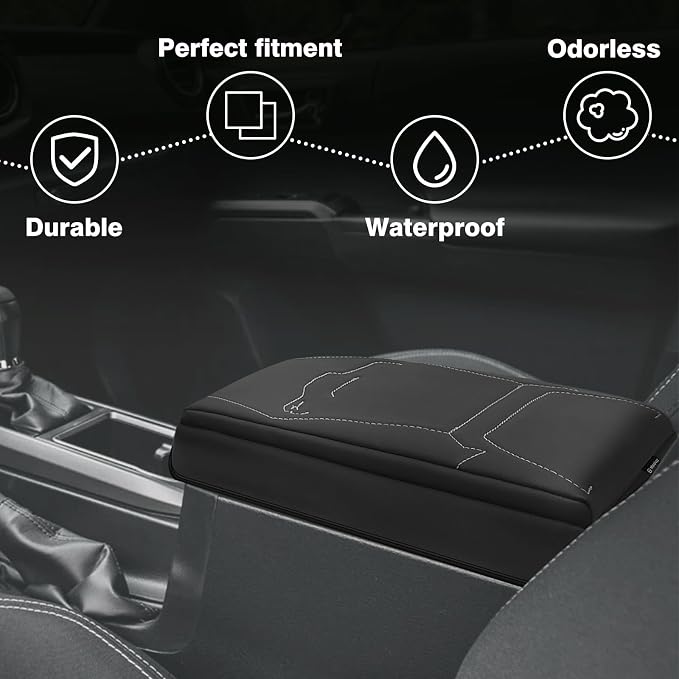 Muslogy Center Console Armrest Cover Compatible - Image 5