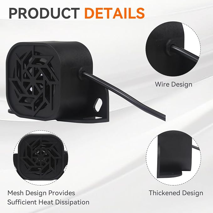 835 Back-up Alarm 12V-48V 110dB IP67 Waterproof Dust-Proof Reversing Warning - Image 2
