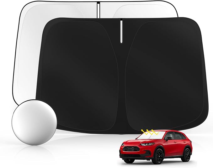 Windshield Sun Shade for Honda HR-V 2023-2025 2026 Foldable HRV Sunshade Custom by SULAGIWINDSHIELDSUNSHADE