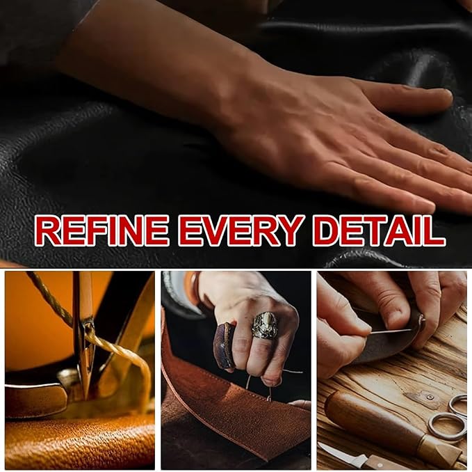 New Nappa Leather car Steering Wheel Cover，for Car Truck SUV 15 inch - Image 2
