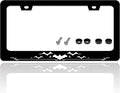 Bat License Plate Frame Funny Gothic Style License Plate Holder Animal by TINALUIN