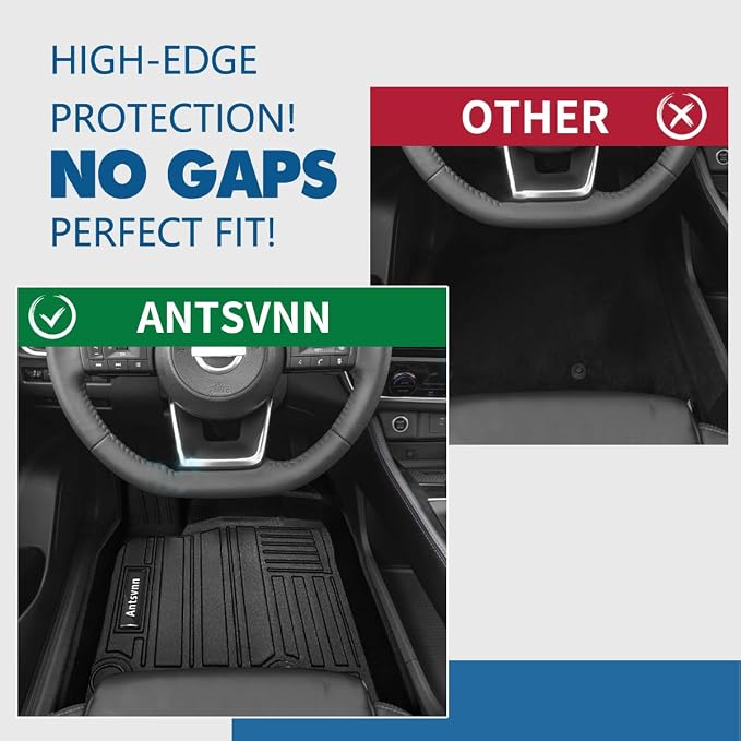 Fit for Nissan Rogue 2021-2024 2025 Floor Mats Backrest Mats Cargo Liners - Image 5