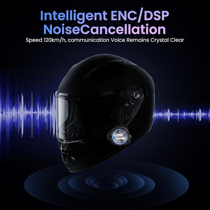 Y3 Helmet Bluetooth Headset, Auto Answer Phone, Active Noise Cancellation - Image 4