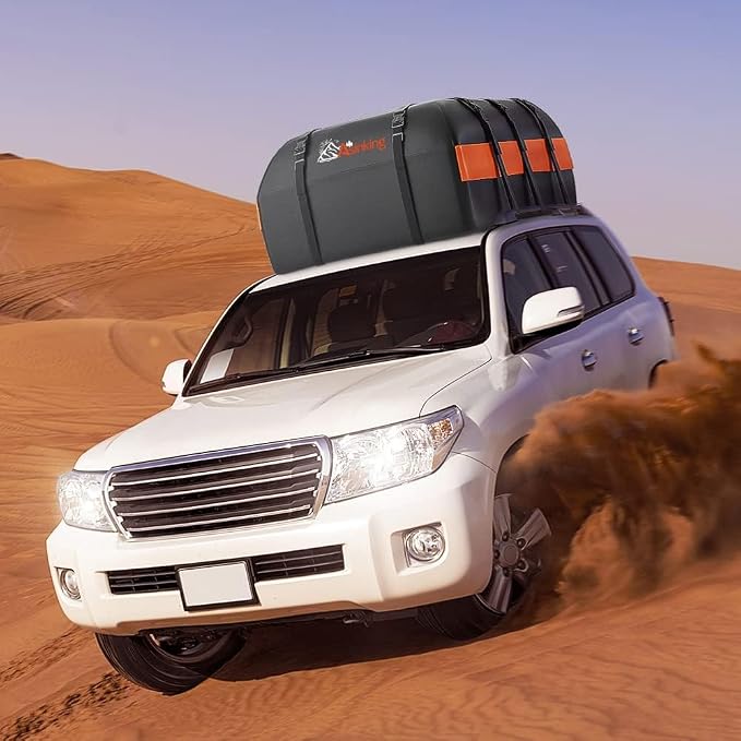 Car Rooftop Cargo Carrier Bag, 20 Cubic Feet Waterproof Heavy Duty 840D Car - Image 7
