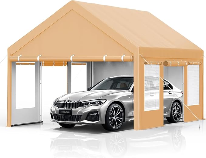13x20 Ft. Metal Carport Garage by Unknown