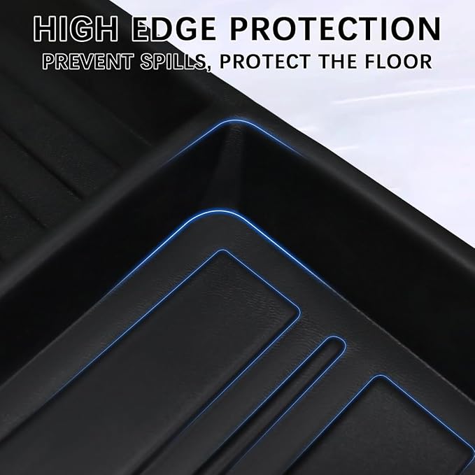 Car Floor Mats Compatible with Kia Ev6 2022 2023 2024 2025 All-Weather Guard - Image 4