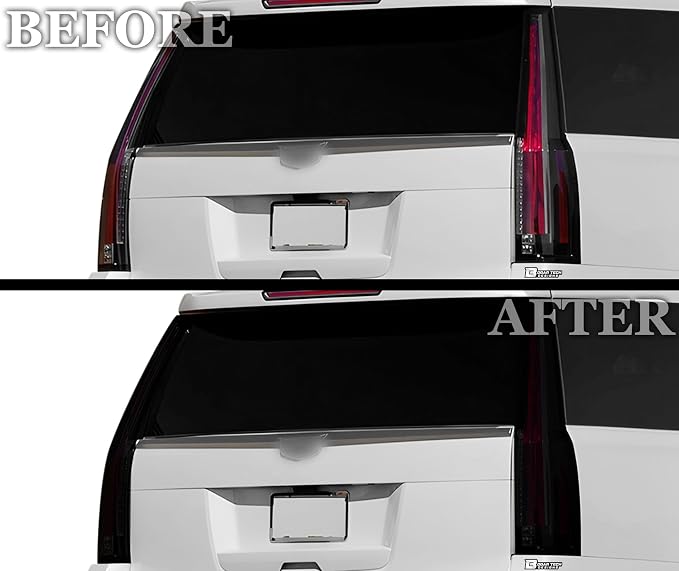 BOGAR TECH DESIGNS Full Headlight Taillight Tint Kit Fits Cadillac Escalade - Image 4