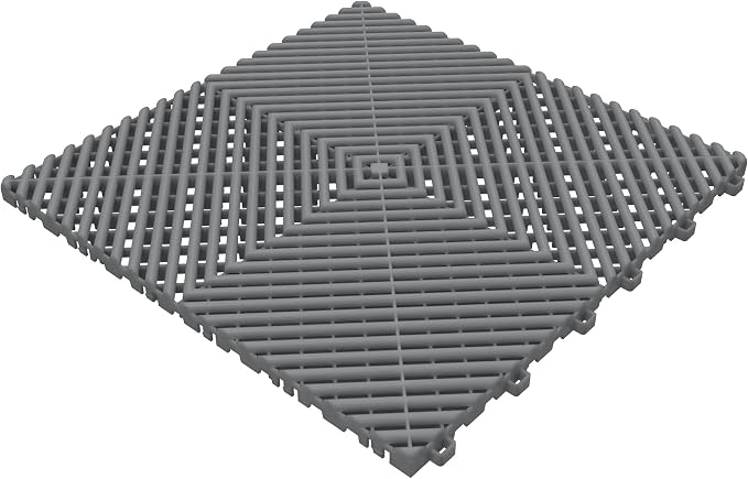 Durable Polypropylene Interlocking Modular Garage Floor Tiles, Versatile by Unknown
