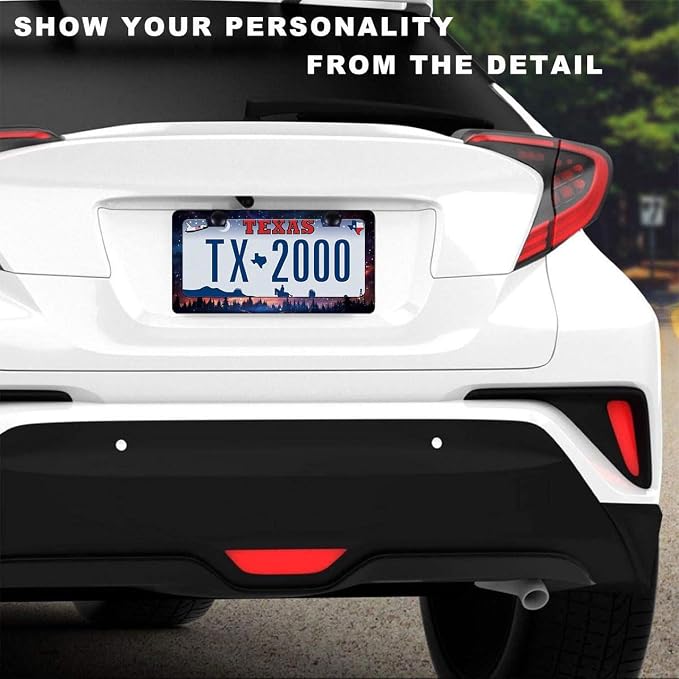 Galaxy License Plate Frame for Women Men 2 Pack-Heavy Duty Rustproof Aluminum - Image 2