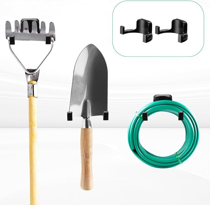 8 Pcs Shed Storage Tool Hooks Accessories Compatible - Image 4