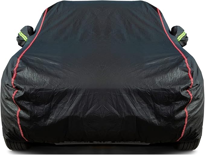 Breathable New Material, Waterproof Car Cover, Locks and Zipper Doors, by QUYDDC