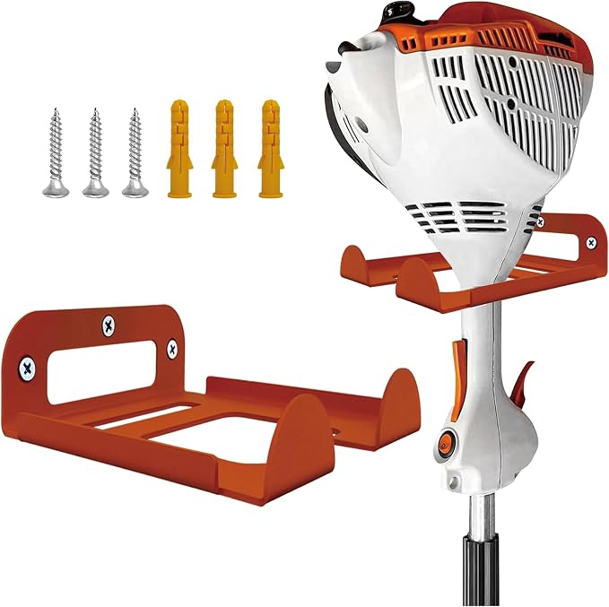 Weed Eater Hanger -1 Pack Heavy Duty Trimmer Rack Wall Mount by ALLICAVER