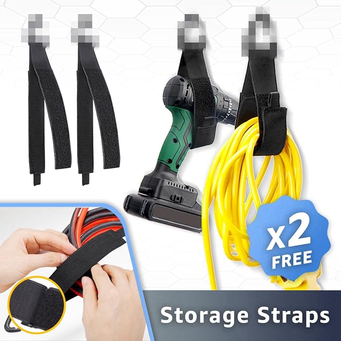 Garage Hooks 4-Pack, 11.8" Long Large Shed Storage Hanger Garden Tool Hook - Image 6