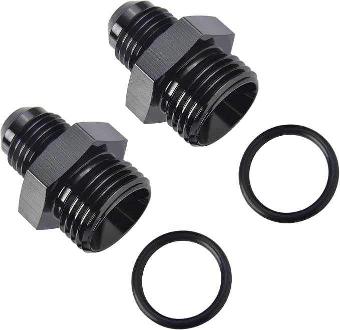 4AN Male Flare to 6AN ORB O-ring Boss Fuel Pump Rail Adapter Fitting Aluminum - Image 4