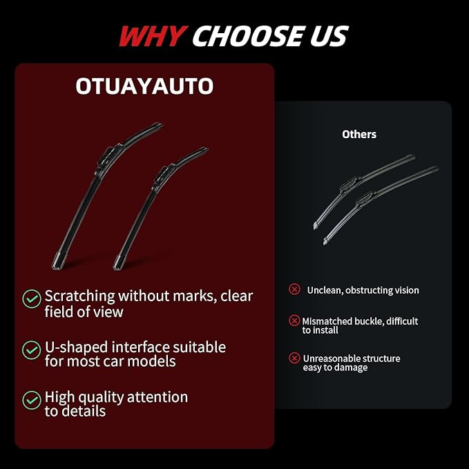 OTUAYAUTO Windshield Wiper Blades - Image 8