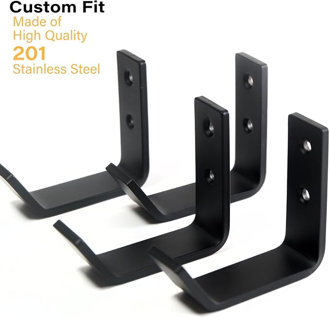 8 Packs Jack Stands Wall Mount Organizer, Heavy Duty Stainless Steel Holder - Image 5