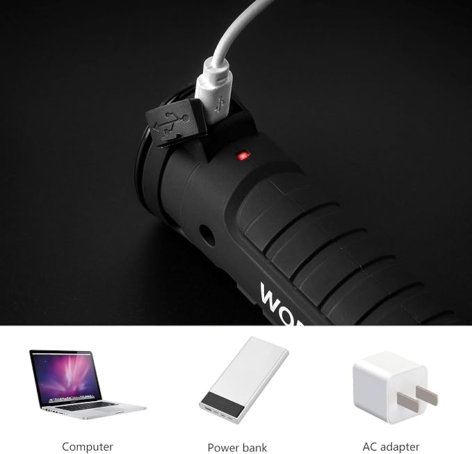 Gifts for Men 4Pack LED Flashlight, Rechargeable Work Lights - Image 6