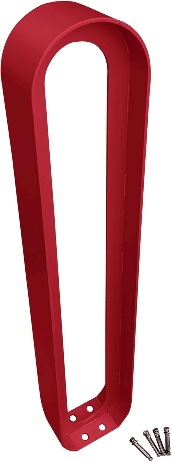 Sandbaggy Modern Commercial Bike Rack | 6.5” x 3” x 35” Oval Design | In-Ground by Sandbaggy
