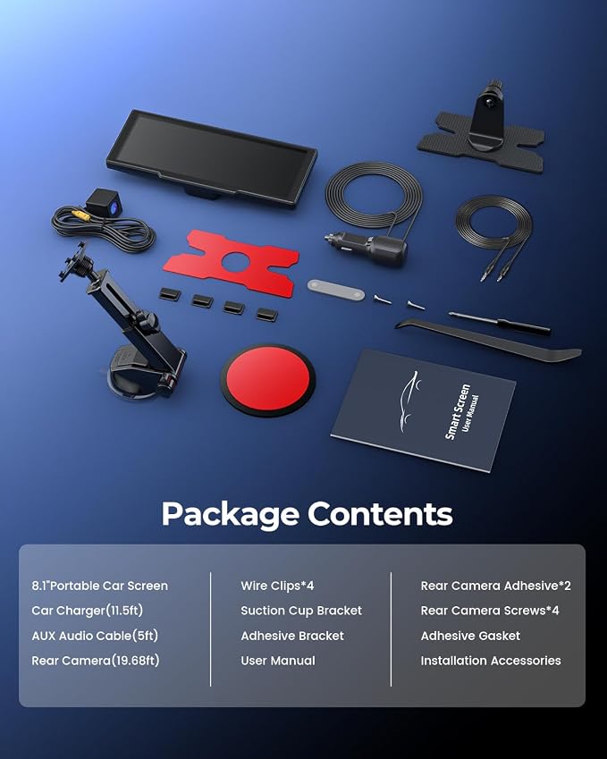 8.1" Wireless Portable 60FPS Car Play Screen - Image 9