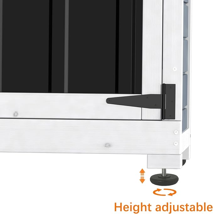 GDLF Outdoor Storage Cabinet Wood & Metal Garden Shed - Image 7