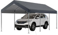 10X20 Ft Heavy Duty Carport Canopy, Portable Garage, Car Tents, Reinforced by BouPower
