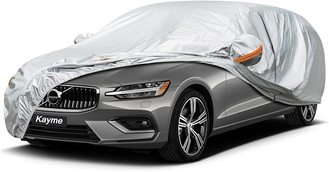Kayme Car Covers for Automobiles Waterproof All Weather Sun Uv Rain Protection by kayme