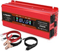 Power Inverter 1000W/2000W Dual AC Outlets and Dual USB Charging Ports DC 12V by LVYUAN