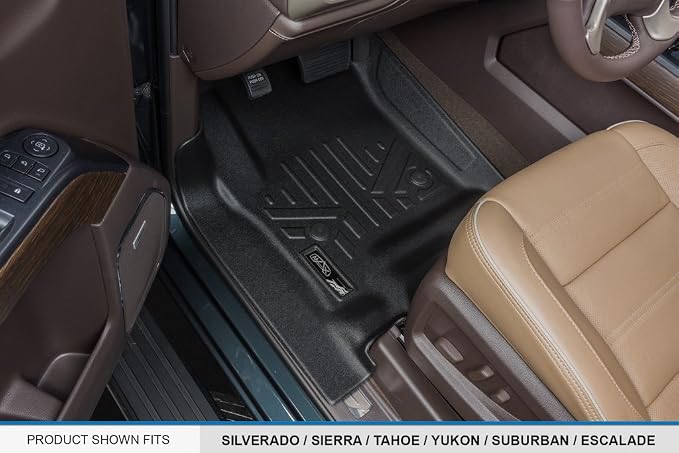 SMARTLINER Custom Floor Mats 2 Row Liner Set Compatible - Image 2