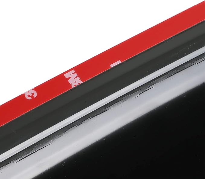 4pcs Shatterproof Rainproof Sun Rain Guards Shield Side Window Wind Deflectors - Image 8