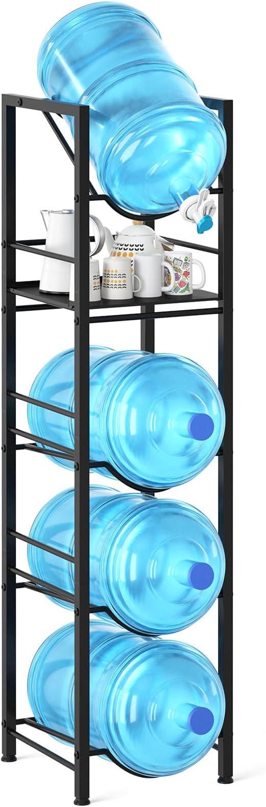 2-In-1 5 Gallon Water Jug Holder, 5 Tier Water Jug Stand Holder by Unknown