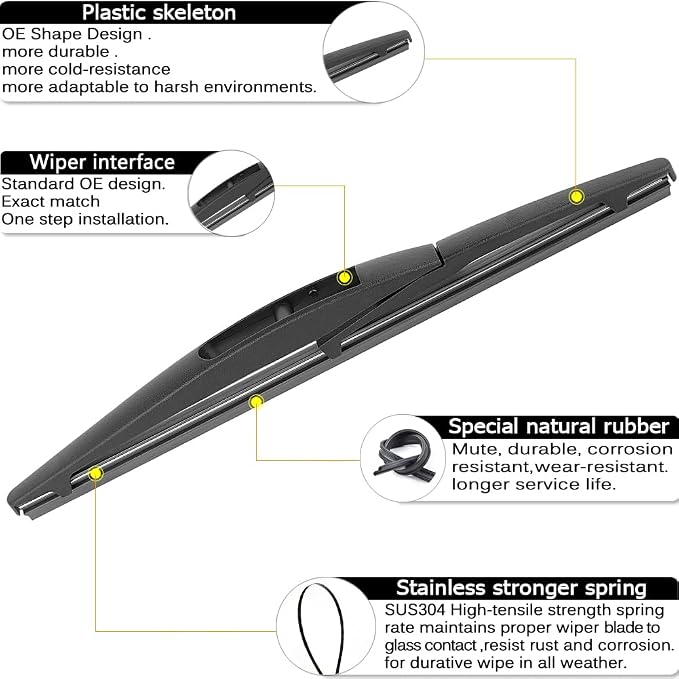 AUTOBOO 24"+19" Windshield Wipers Blades Replacement - Image 2