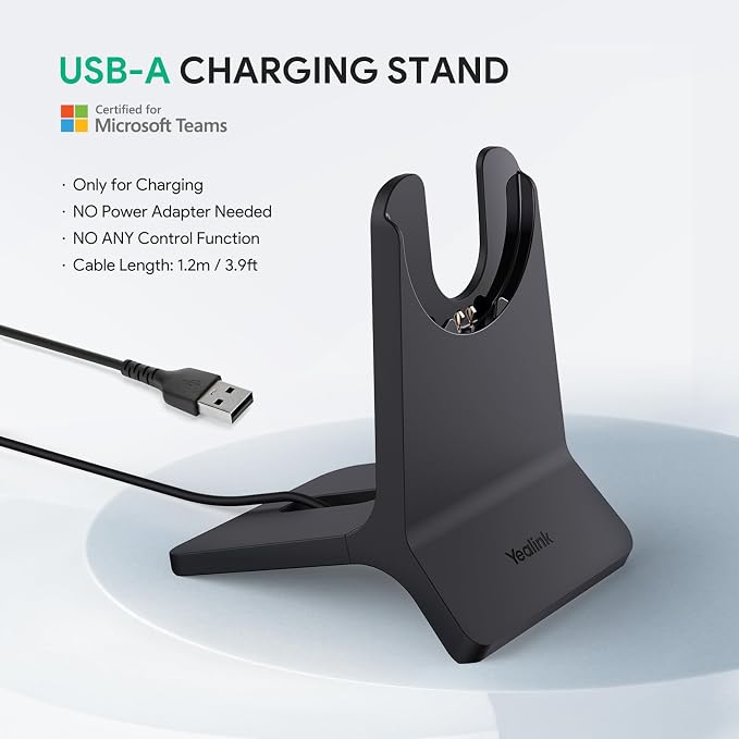 Yealink BH70 with Stand Wireless Bluetooth Headset with Microphone - Image 6