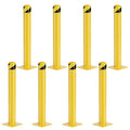 Safety Bollard Post, 48 Inch Height Steel Bollards, 4.5 Inch Diameter Parking by SpecializeinYourNeeds